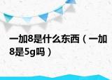 一加8是什么东西（一加8是5g吗）