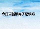今日更新银离子是银吗