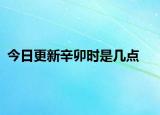 今日更新辛卯时是几点