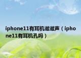 iphone11有耳机滋滋声（iphone11有耳机孔吗）