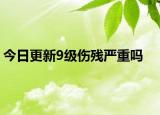 今日更新9级伤残严重吗
