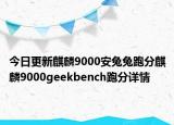 今日更新麒麟9000安兔兔跑分麒麟9000geekbench跑分详情