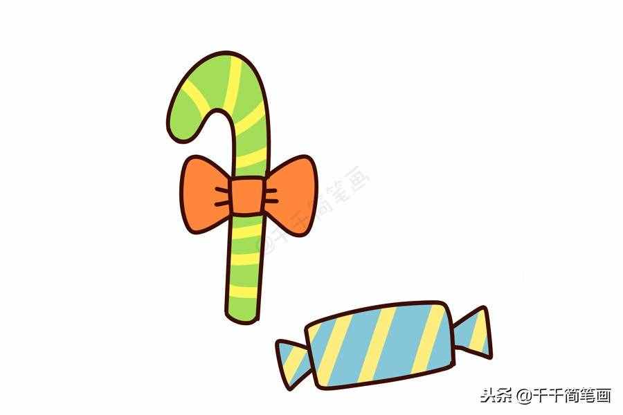 圣诞节贺卡小素材大全，超级简单~