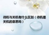 待机与关机有什么区别（待机是关机的意思吗）