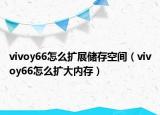 vivoy66怎么扩展储存空间（vivoy66怎么扩大内存）