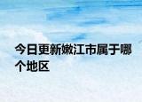 今日更新嫩江市属于哪个地区