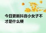 今日更新抖音小女子不才是什么梗