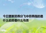 今日更新劳燕分飞中劳燕指的是什么伯劳是什么鸟类