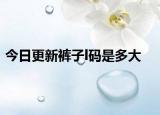 今日更新裤子l码是多大