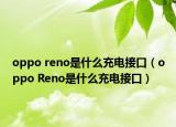 oppo reno是什么充电接口（oppo Reno是什么充电接口）