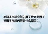 笔记本电脑突然闪屏了什么原因（笔记本电脑闪屏是什么原因）