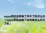 oppo手机没有电了开不了机怎么办（oppo手机没电了在充电怎么开不了机）