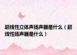 超线性立体声扬声器是什么（超线性扬声器是什么）