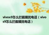 vivox9怎么拦截骚扰电话（vivos9怎么拦截骚扰电话）