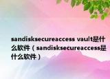 sandisksecureaccess vault是什么软件（sandisksecureaccess是什么软件）