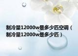 制冷量12000w是多少匹空调（制冷量12000w是多少匹）