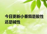 今日更新小番茄是酸性还是碱性