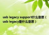 usb legacy support什么意思（usb legacy是什么意思）
