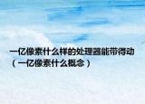 一亿像素什么样的处理器能带得动（一亿像素什么概念）