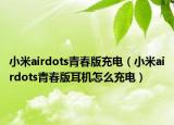 小米airdots青春版充电（小米airdots青春版耳机怎么充电）