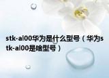 stk-al00华为是什么型号（华为stk-al00是啥型号）