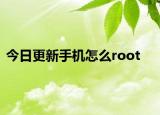 今日更新手机怎么root