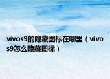 vivos9的隐藏图标在哪里（vivos9怎么隐藏图标）