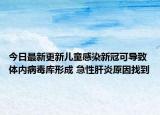 今日最新更新儿童感染新冠可导致体内病毒库形成 急性肝炎原因找到