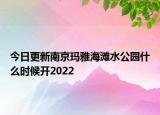 今日更新南京玛雅海滩水公园什么时候开2022