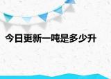 今日更新一吨是多少升