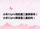 小米11pro用的是三星屏幕吗（小米11pro屏幕是三星的吗）