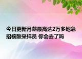 今日更新月薪最高达2万多地急招核酸采样员 你会去了吗
