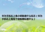 华为手机右上角小钥匙是什么标志（华为手机右上角有个钥匙图标是什么）