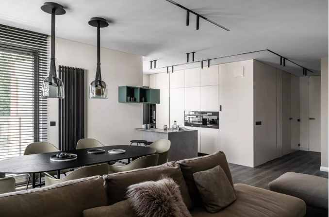 老外也爱中国风,波兰小伙用水墨画做背景墙,全屋档次瞬间提升