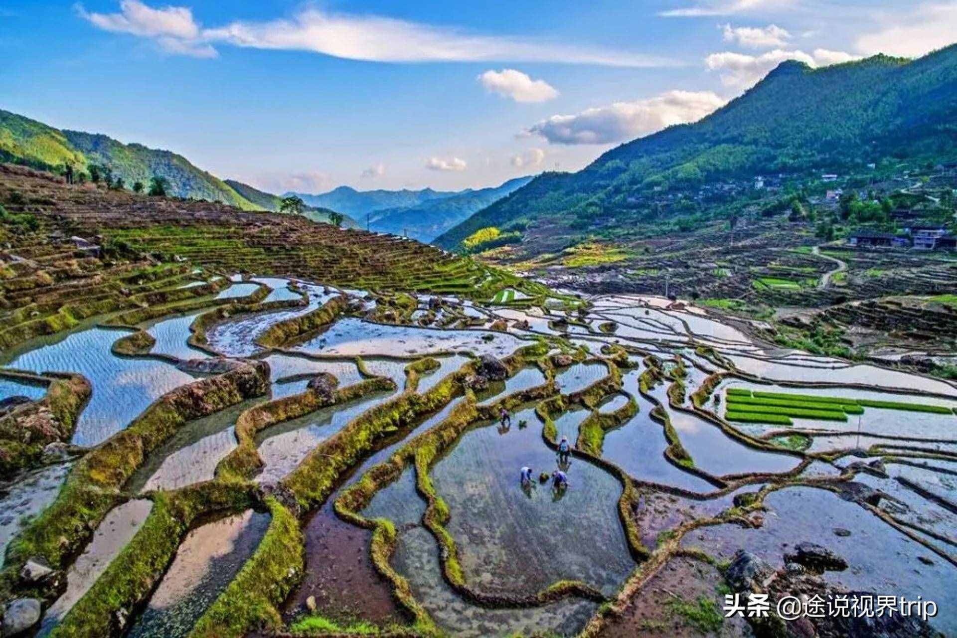 中国10大最美的梯田景观，千年雕塑出来的仙境，如诗如画美不胜收