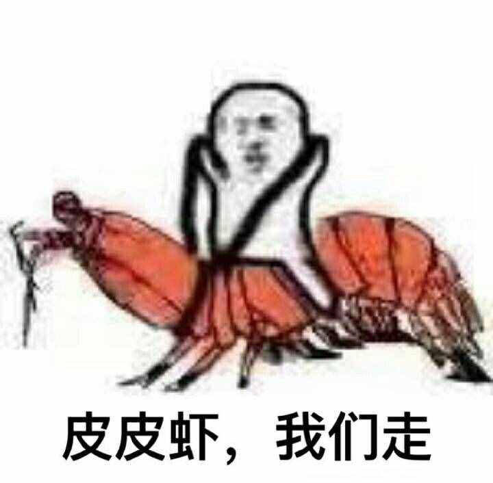 皮皮虾，我们走～系列表情包