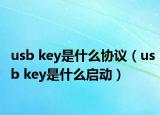 usb key是什么协议（usb key是什么启动）