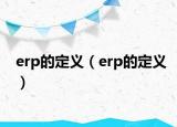 erp的定义（erp的定义）