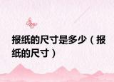 报纸的尺寸是多少（报纸的尺寸）