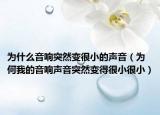 为什么音响突然变很小的声音（为何我的音响声音突然变得很小很小）