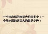 一个热水瓶的容量大约是多少（一个热水瓶的容量大约是多少升）