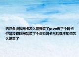 泡泡鱼虚拟网卡怎么用我装了proe弄了个网卡但是没有联网就装了个虚拟网卡然后就不知道怎么设置了