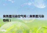 臭氧是污染空气吗（臭氧是污染物吗）