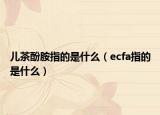 儿茶酚胺指的是什么（ecfa指的是什么）
