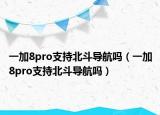 一加8pro支持北斗导航吗（一加8pro支持北斗导航吗）