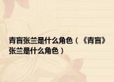 青盲张兰是什么角色（《青盲》张兰是什么角色）