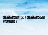 生活拮据是什么（生活拮据还是经济拮据）
