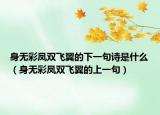 身无彩凤双飞翼的下一句诗是什么（身无彩凤双飞翼的上一句）