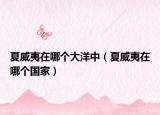 夏威夷在哪个大洋中（夏威夷在哪个国家）