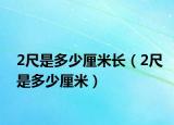 2尺是多少厘米长（2尺是多少厘米）